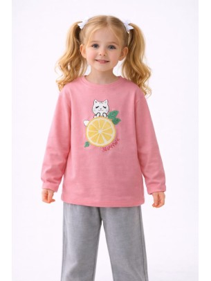 Παιδική Μπλούζα Για Κορίτσι 2-5 Χρονών Κοραλί