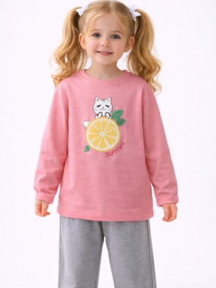 Παιδική Μπλούζα Για Κορίτσι 2-5 Χρονών Κοραλί