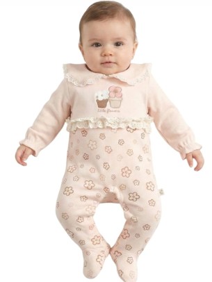 Βρεφικό Φορμάκι Για Κορίτσι 0-9 Μηνών Μπεζ