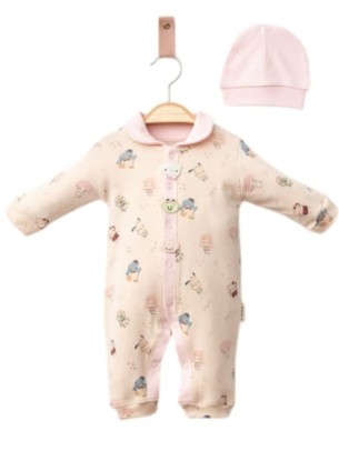 Βρεφικό Φορμάκι Για Κορίτσι 0-9 Μηνών Πούδρα