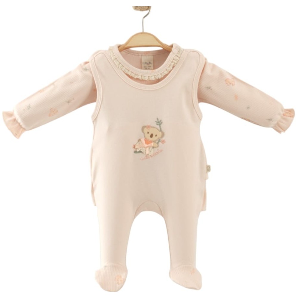 Βρεφικό Φορμάκι 2Τμχ Για Κορίτσι 0-9 Μηνών Πο΄υδρα