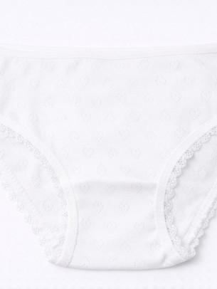 Παιδικό Σλιπ Για Κορίτσι 2-7 Χρονών Λευκό 