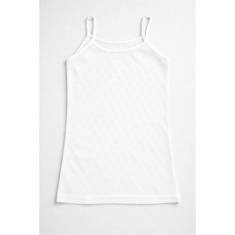 Παιδική Φανέλα Για Κορίτσι 2-11 Χρονών Λευκό