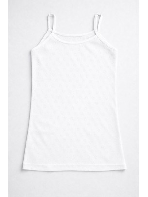 Παιδική Φανέλα Για Κορίτσι 2-11 Χρονών Λευκό