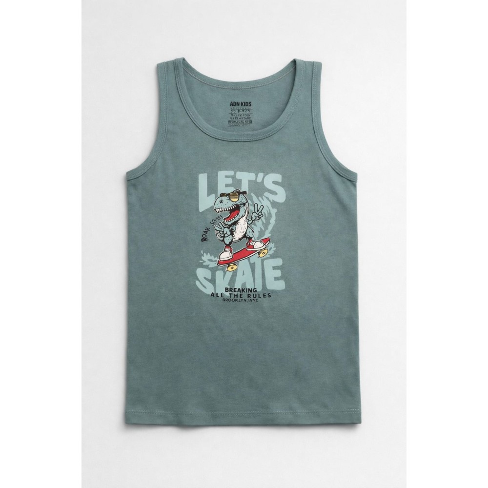 Παιδική Φανέλα Για Αγόρι 4-9 Χρονών Μέντα