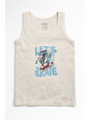 Παιδική Φανέλα Για Αγόρι 4-9 Χρονών Μπεζ