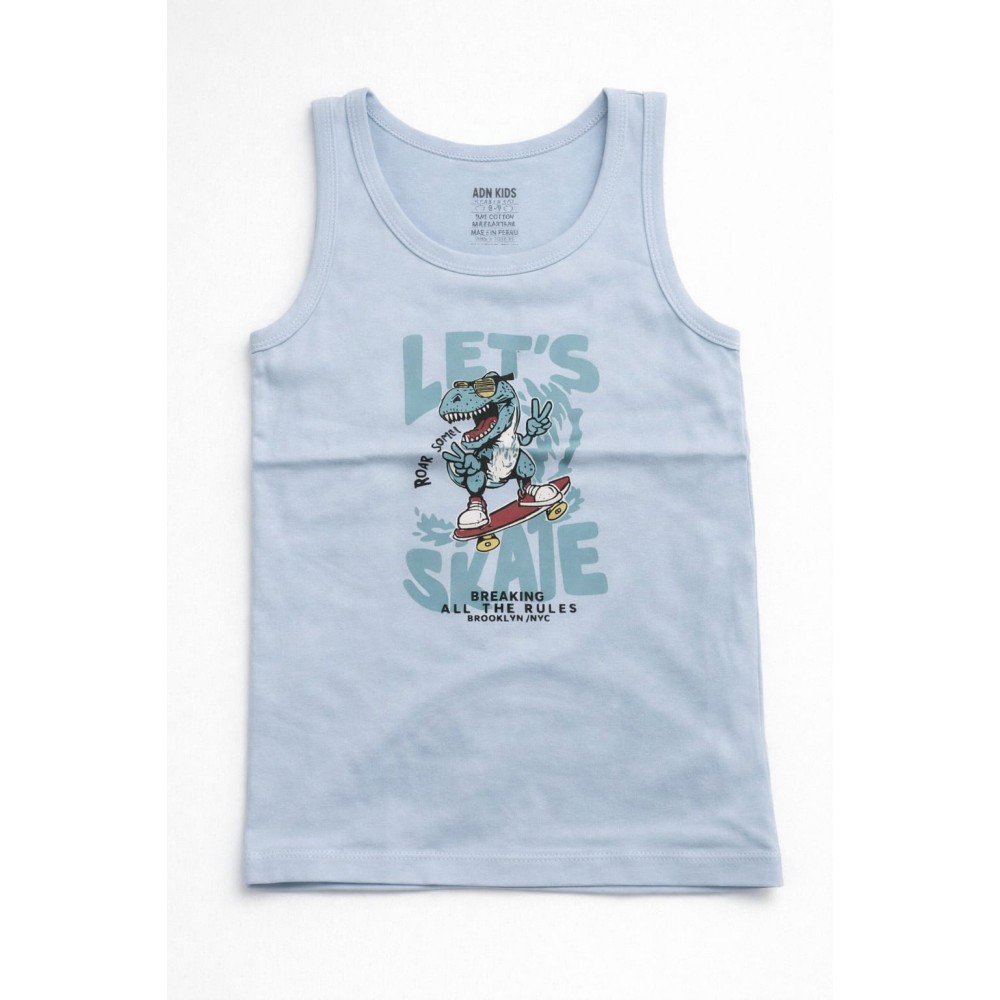 Παιδική Φανέλα Για Αγόρι 4-8 Χρονών Μπλε