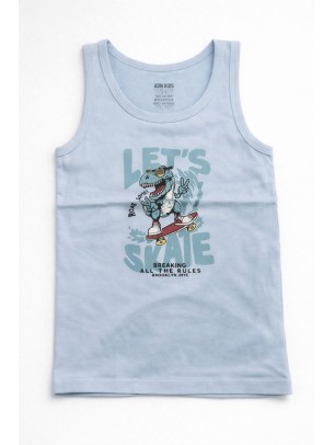 Παιδική Φανέλα Για Αγόρι 4-8 Χρονών Μπλε