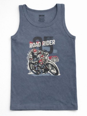 Παιδική Φανέλα Για Αγόρι 2-7 Χρονών Σκούρο Μπλε