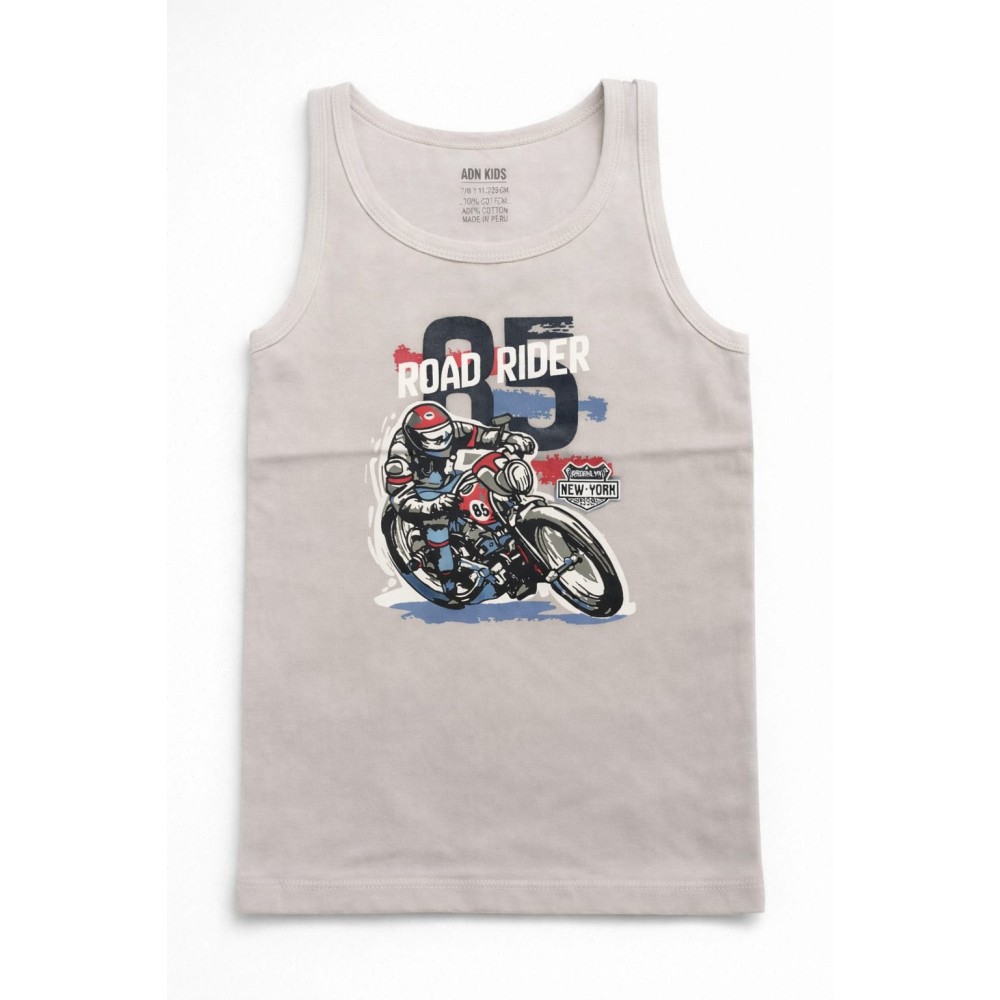 Παιδική Φανέλα Για Αγόρι 2-7 Χρονών Γκρι