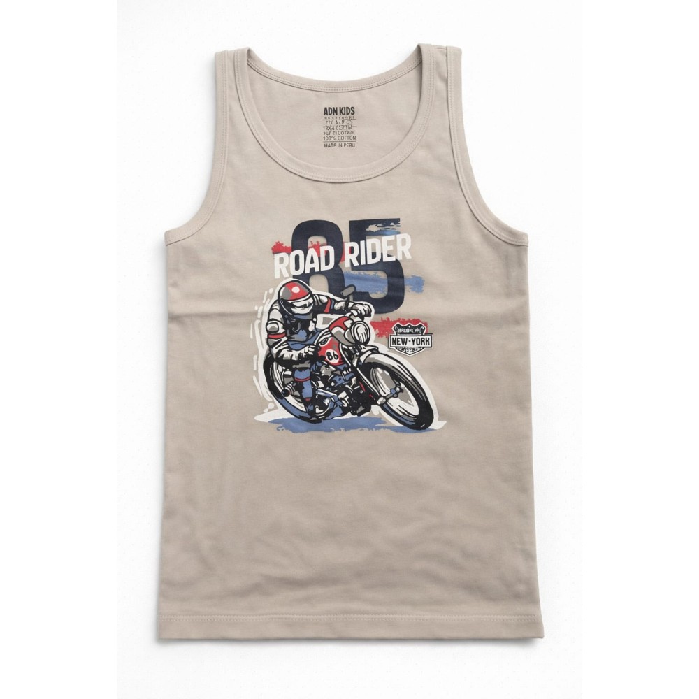 Παιδική Φανέλα Για Αγόρι 6-7 Χρονών Μπεζ