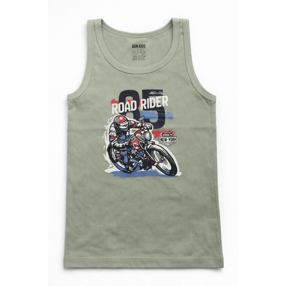 Παιδική Φανέλα Για Αγόρι 2-3 Χρονών Φυστικη