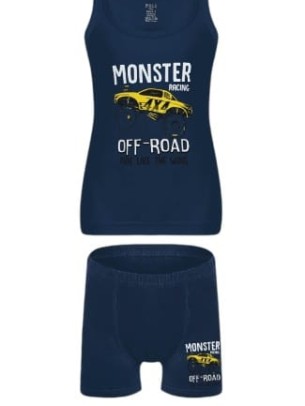 Παιδικά Σετ Εσώρουχα Για Αγόρι 2-9 Χρονών Σκούρο Μπλε