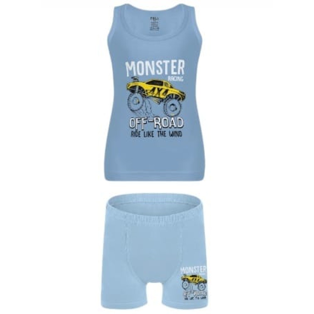 Παιδικά Σετ Εσώρουχα Για Αγόρι 2-9 Χρονών Μπλε