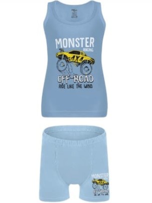 Παιδικά Σετ Εσώρουχα Για Αγόρι 2-9 Χρονών Μπλε