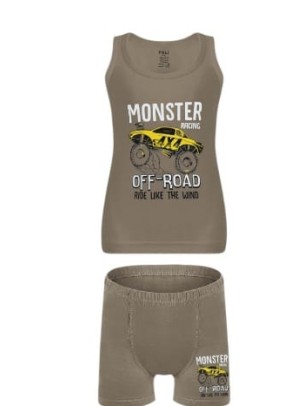 Παιδικά Σετ Εσώρουχα Για Αγόρι 2-9 Χρονών Χακί