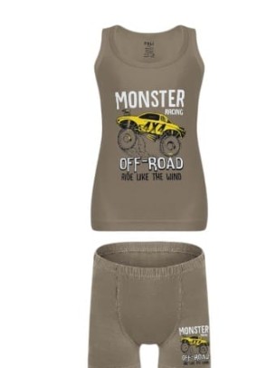 Παιδικά Σετ Εσώρουχα Για Αγόρι 2-9 Χρονών Χακί