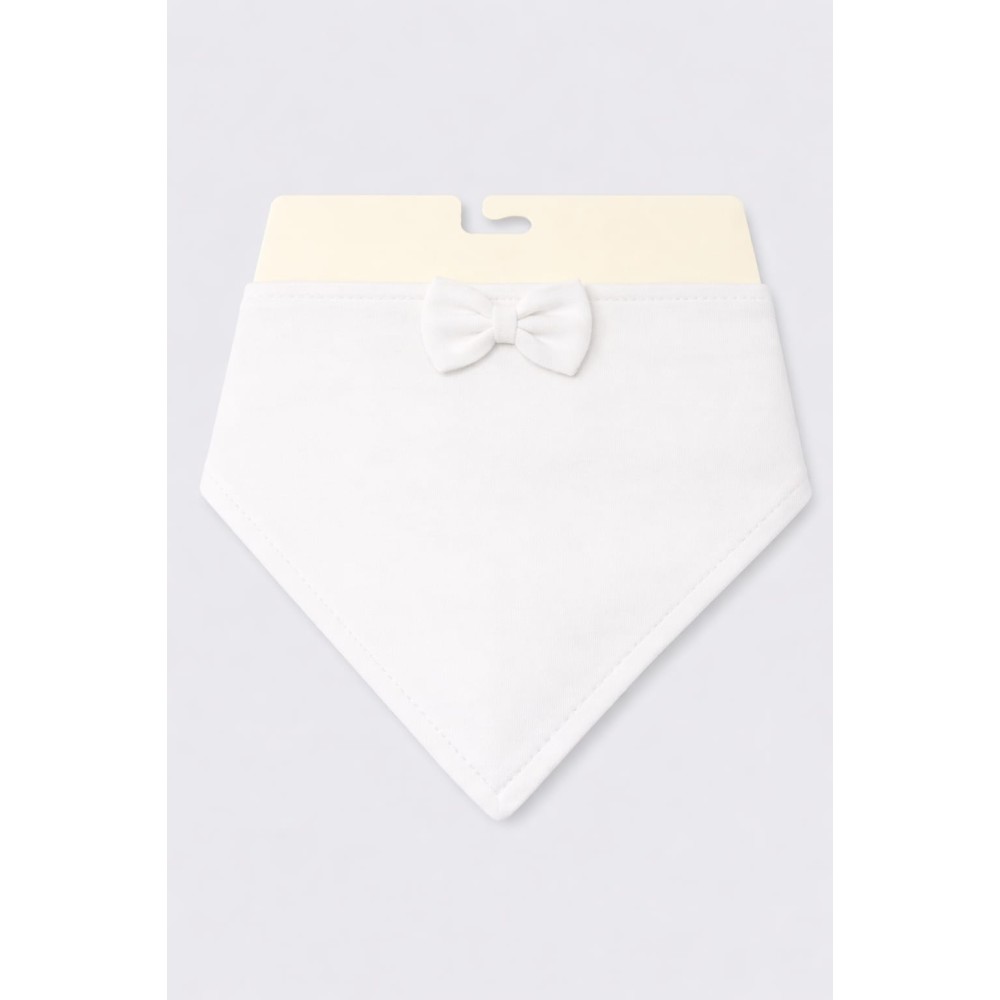 Βρεφική Σαλιάρα 0-24 Μηνών Λευκό 