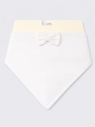 Βρεφική Σαλιάρα 0-24 Μηνών Λευκό 