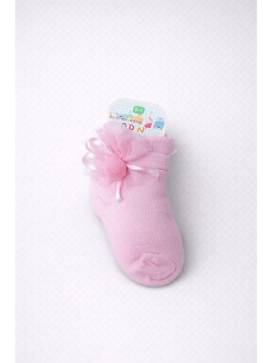 Βρεφική Κάλτσα 0-1 Χρονών Ροζ