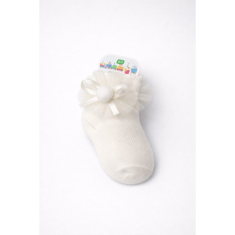 Βρεφική Κάλτσα 0-1 Χρονών Εκρού
