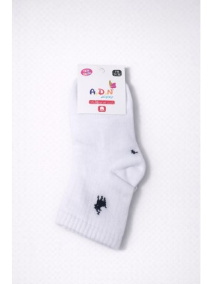 Παιδική Κάλτσα 7-8 Χρονών Λευκό