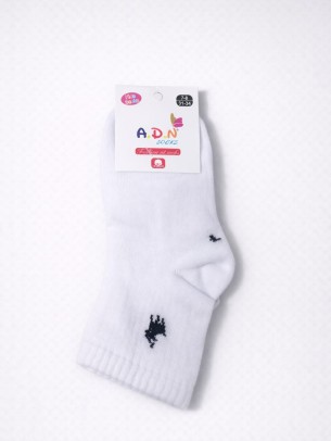 Παιδική Κάλτσα 7-8 Χρονών Λευκό