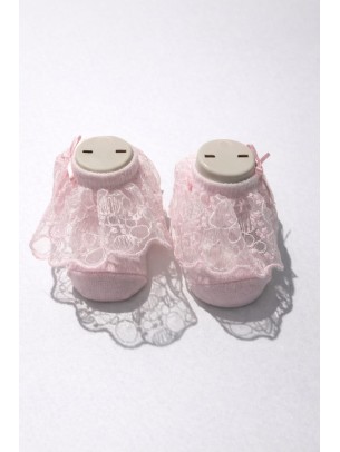 Βρεφική Κάλτσα 0-6 Μηνών Ροζ