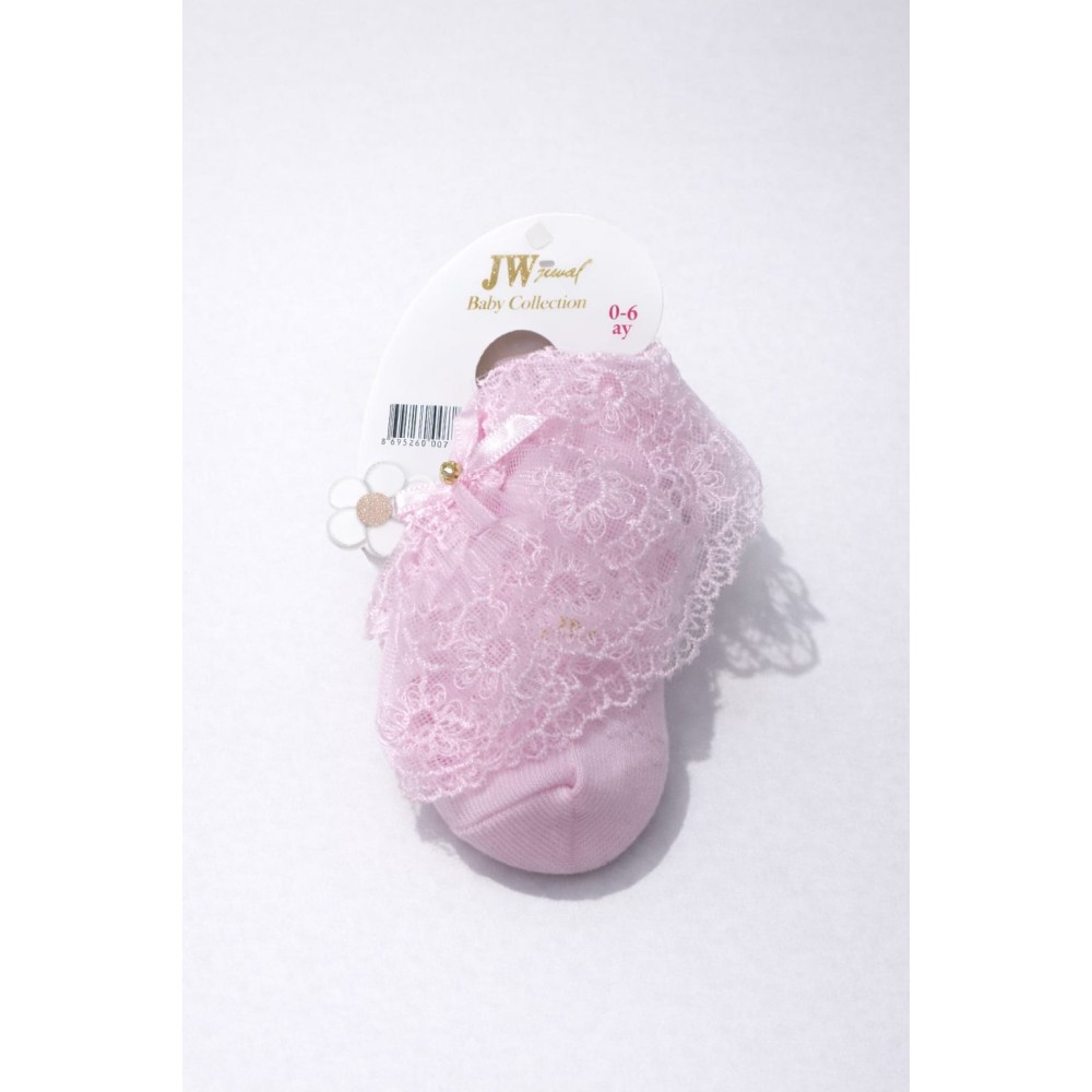 Βρεφική Κάλτσα 0-6 Μηνών Ροζ