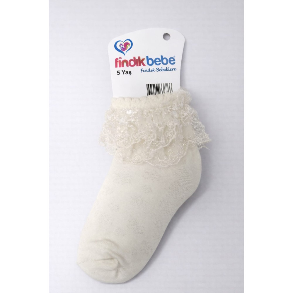 Παιδική Κάλτσα 5 Χρονών Εκρού