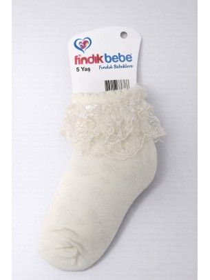 Παιδική Κάλτσα 5 Χρονών Εκρού