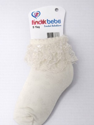Παιδική Κάλτσα 5 Χρονών Εκρού