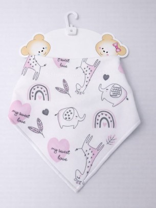 Bρεφική Σαλιάρα 0-24 Λευκό 