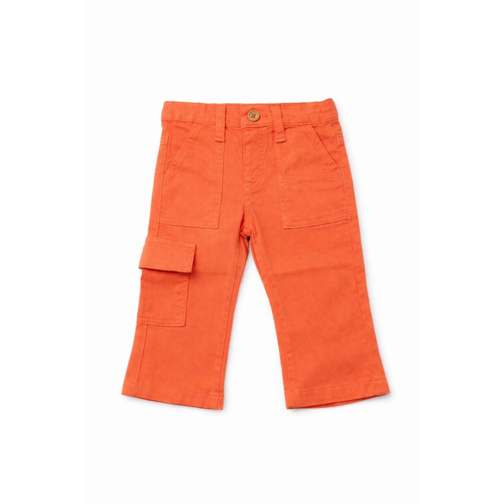 Βρεφικό Παντελόνι Για Κορίτσι 6-36 Μηνών Kοραλί