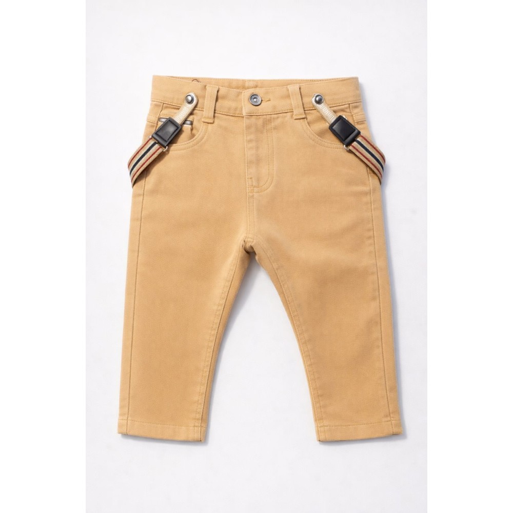 Βρεφικό Παντελόνι Για Αγόρι 6-24 Μηνών Μπεζ