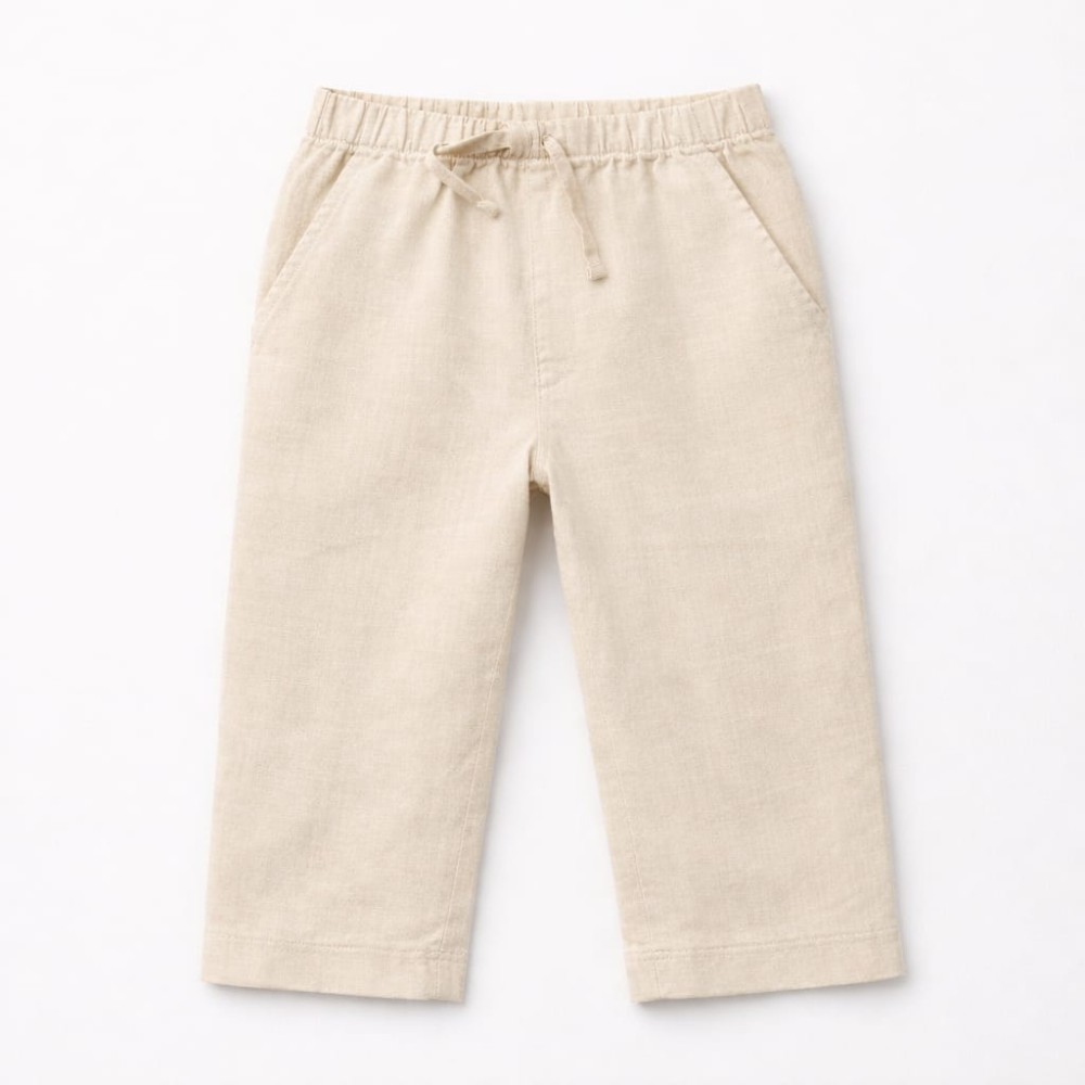 Βρεφικό Παντελόνι Για Αγόρι 6-36 Μηνών Μπεζ