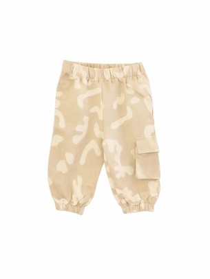 Βρεφικό Παντελόνι Για Αγόρι 6-36 Μηνών Μπεζ