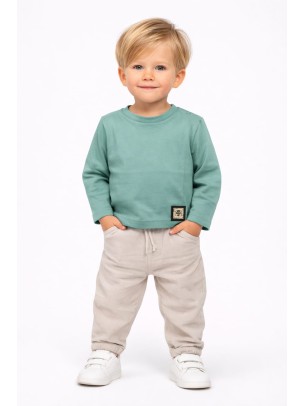 Βρεφική Μπλούζα Για Αγόρι 6-36 Μηνών Πράσινο