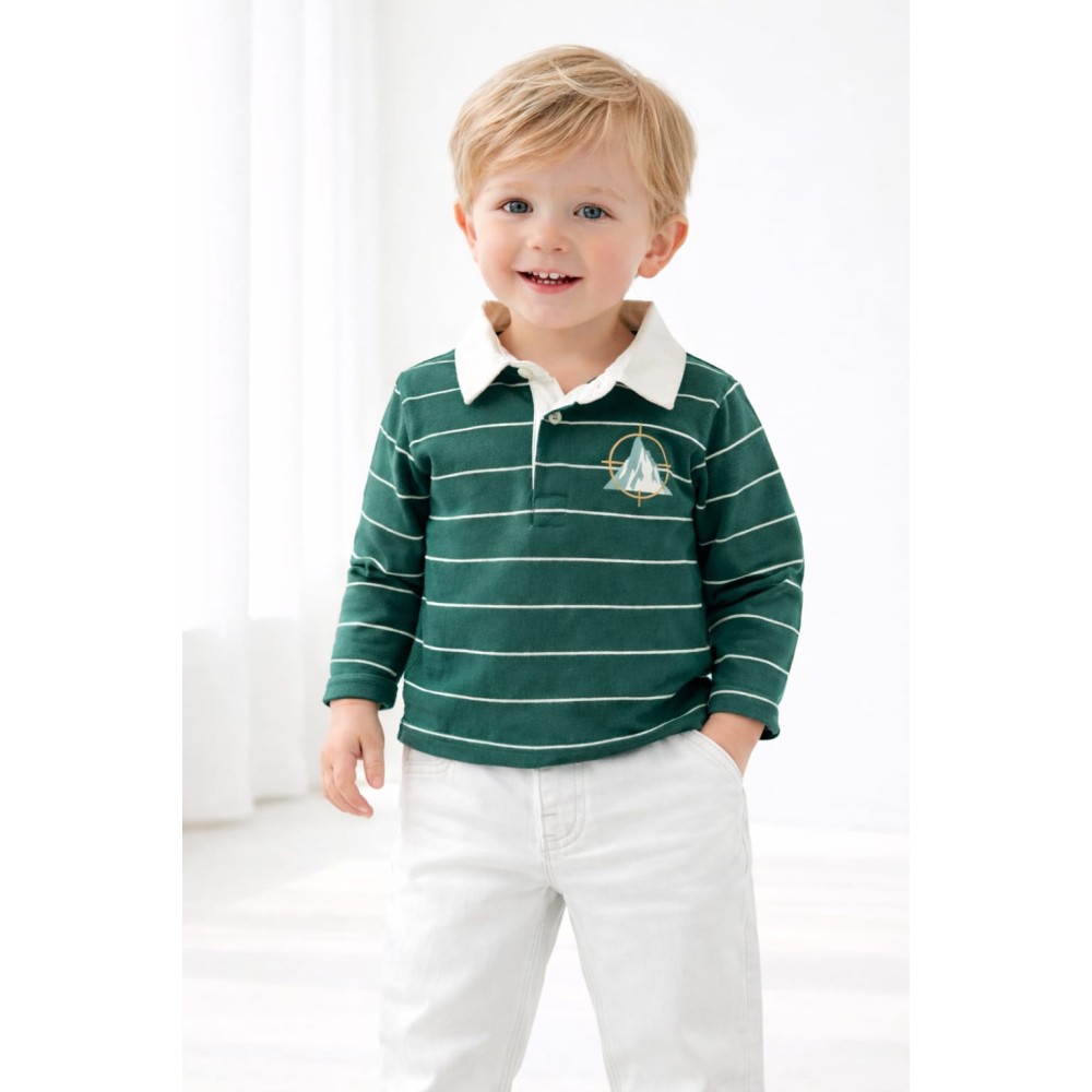 Βρεφική Μπλούζα Για Αγόρι 6-36 Μηνών Πράσινο