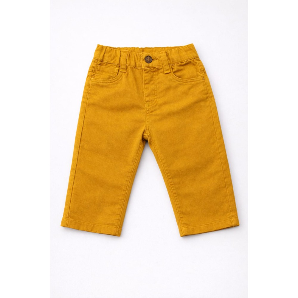 Βρεφικό Παντελόνι Για Αγόρι 6-36 Μηνών Μουσταρδί
