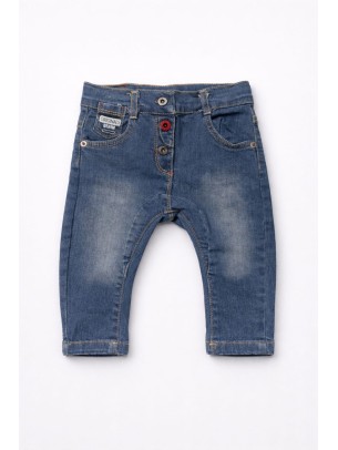 Βρεφικό Παντελόνι Για Αγόρι 6-24 Μηνών Μπλε