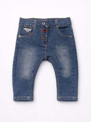 Βρεφικό Παντελόνι Για Αγόρι 6-24 Μηνών Μπλε