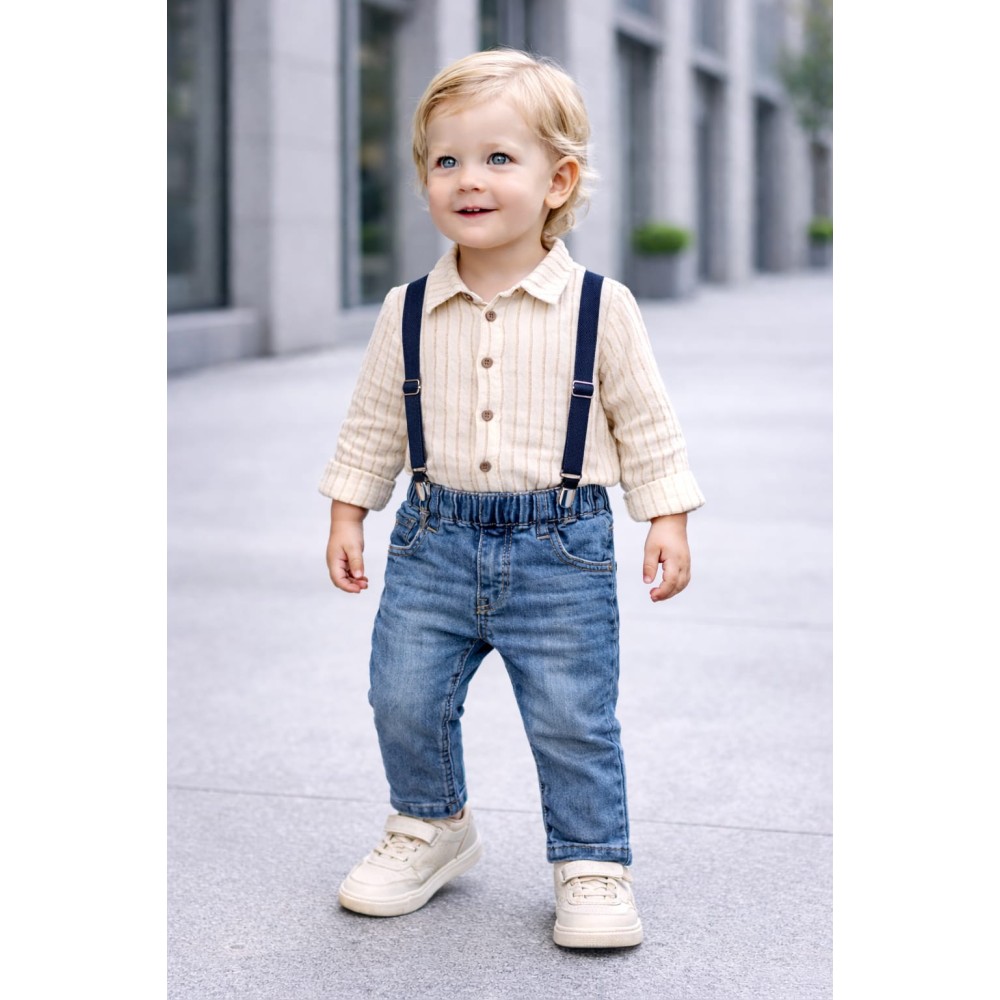 Βρεφικό Σετ Για Αγόρι 6-24 Μηνών Εκρού