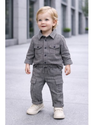 Βρεφικό Παντελόνι Για Αγόρι 6-36 Μηνών  Σκούρο Μπλε