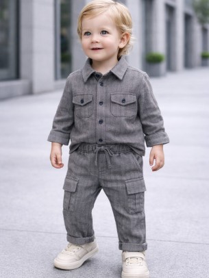 Βρεφικό Παντελόνι Για Αγόρι 6-36 Μηνών  Σκούρο Μπλε