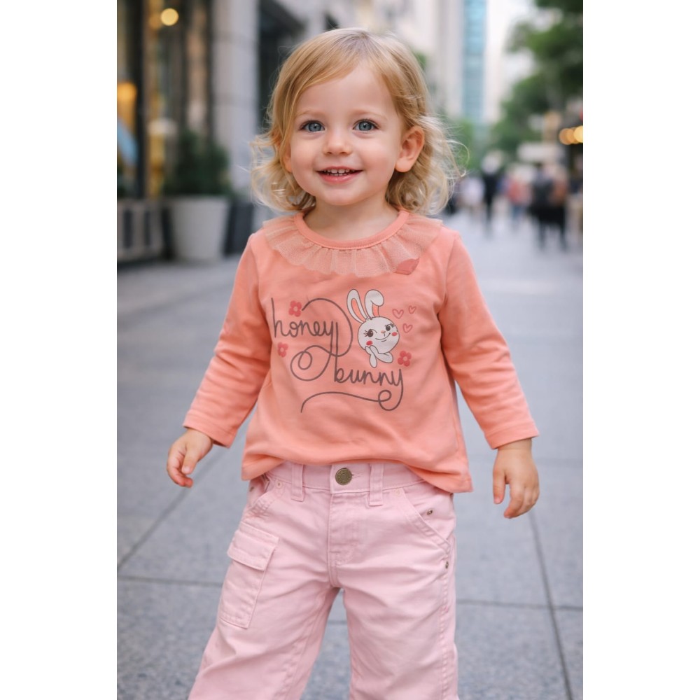 Βρεφική Μπλούζα Για Κορίτσι 6-36 Μηνών Ροζ