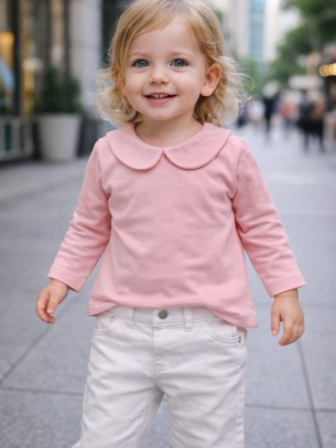Βρεφική Μπλούζα Για Κορίτσι 3-24 Μηνών Ροζ