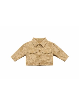 Βρεφική Ζακέτα Για Κορίτσι 6-36 Μηνών Λαδί