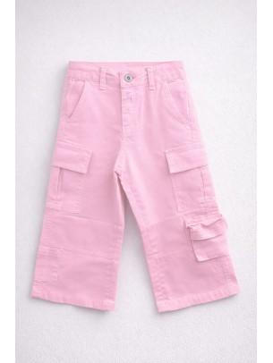 Παιδικό Παντελόνι Για Κορίτσι 3-8 Χρονών Ροζ