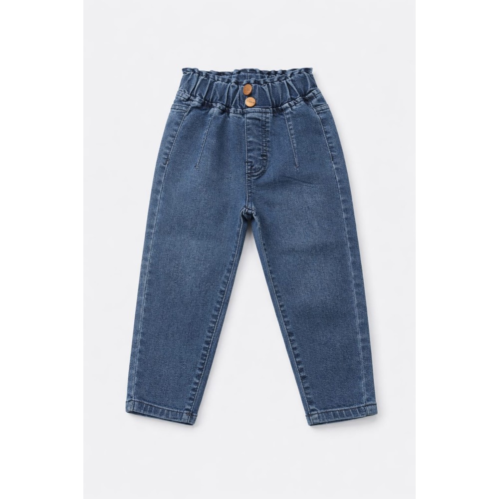 Παιδικό Παντελόνι Τζιν Για Κορίτσι 2-5 Χρονών Μπλε